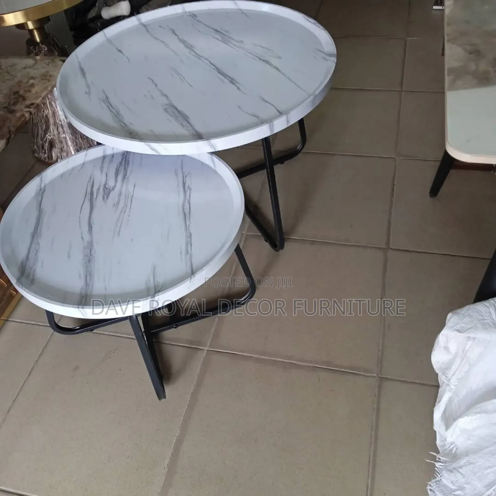Quality White Top Center Table.