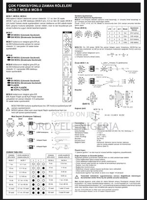 Entes McB-9 Timer Original Made in Turkey.