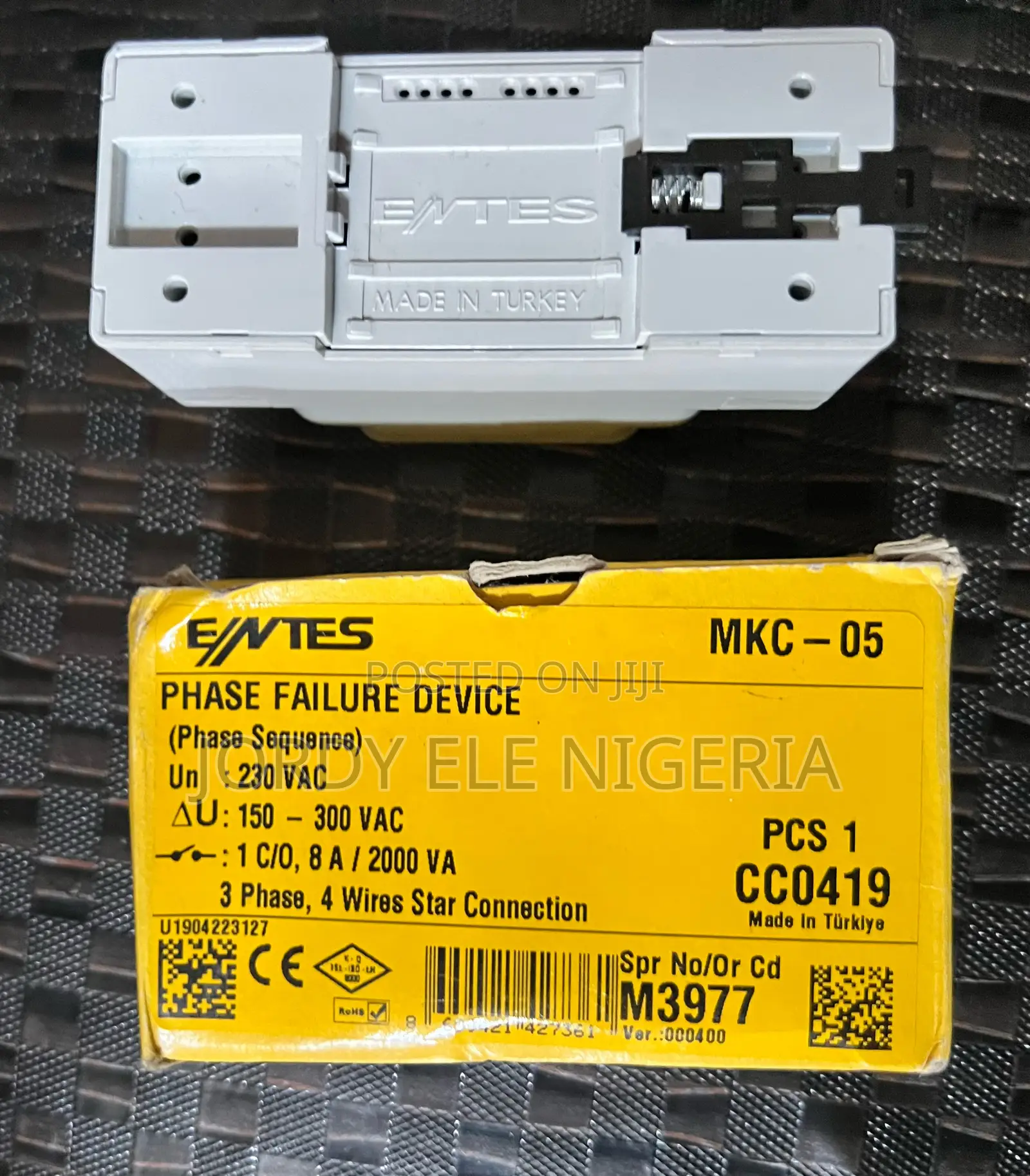 Entes MKC-05 Phase Failure Device Made in Turkey.