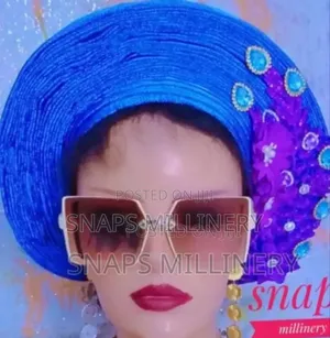 Auto Gele. Available In All Colours And Designs