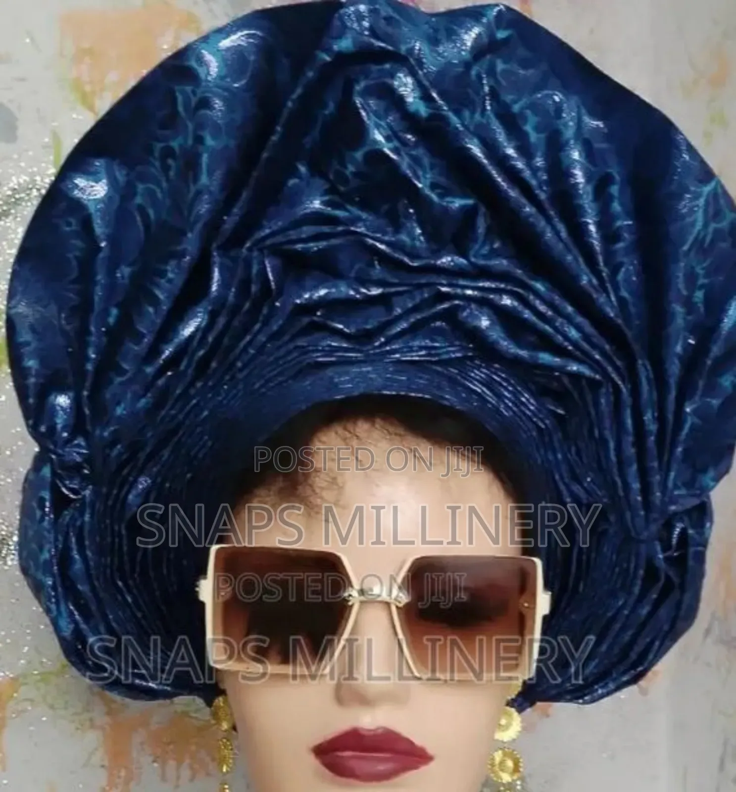 Auto Gele. Available In All Colours And Designs