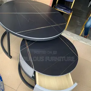 2in1 Marble Top Center Table