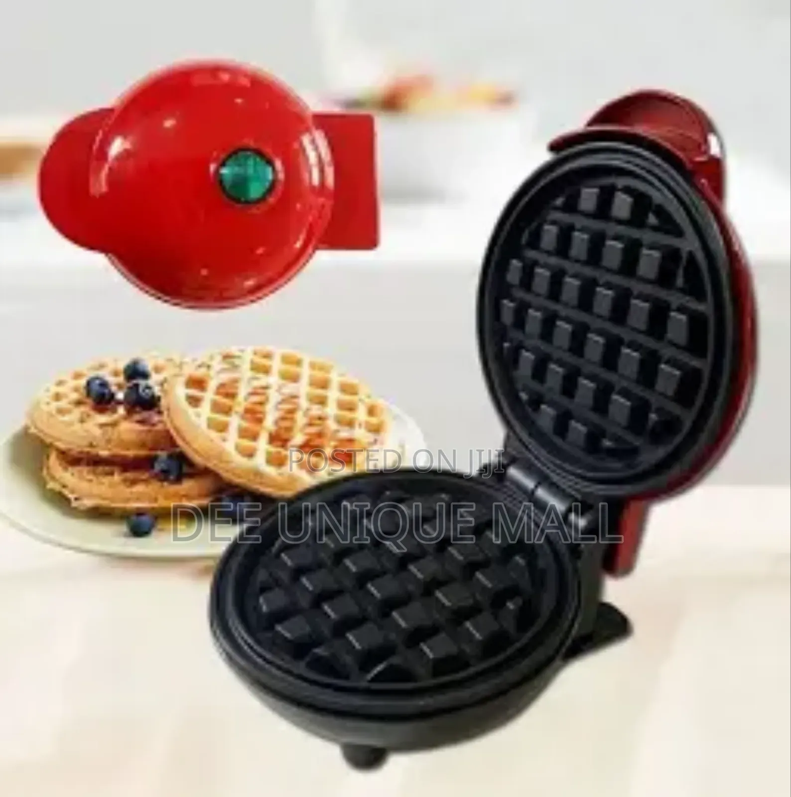 New Portable Non -Stick Coating Mini Electric Waffle Maker