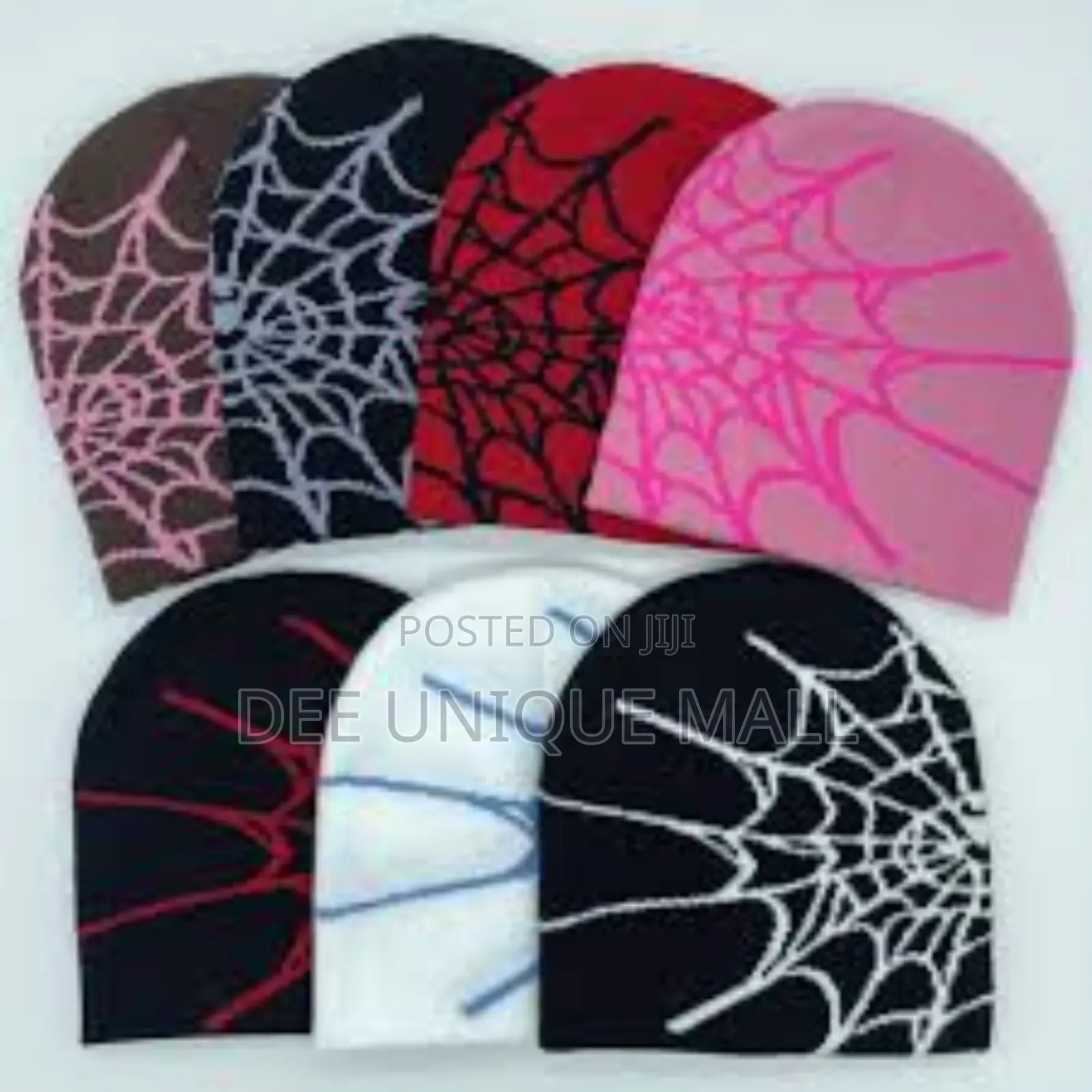 Spider Web Pattern Wool Acrylic Knitted Hat Spider Beanie