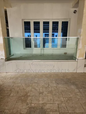 Tempered Plain Glass Handrail {Tempered}