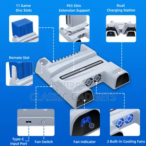 Dobe Multifunctional Charging Dock for Ps5/Ps5 Slim