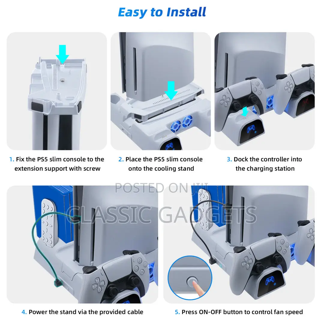 Dobe Multifunctional Charging Dock for Ps5/Ps5 Slim