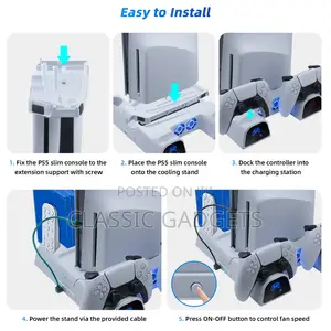 Dobe Multifunctional Charging Dock for Ps5/Ps5 Slim