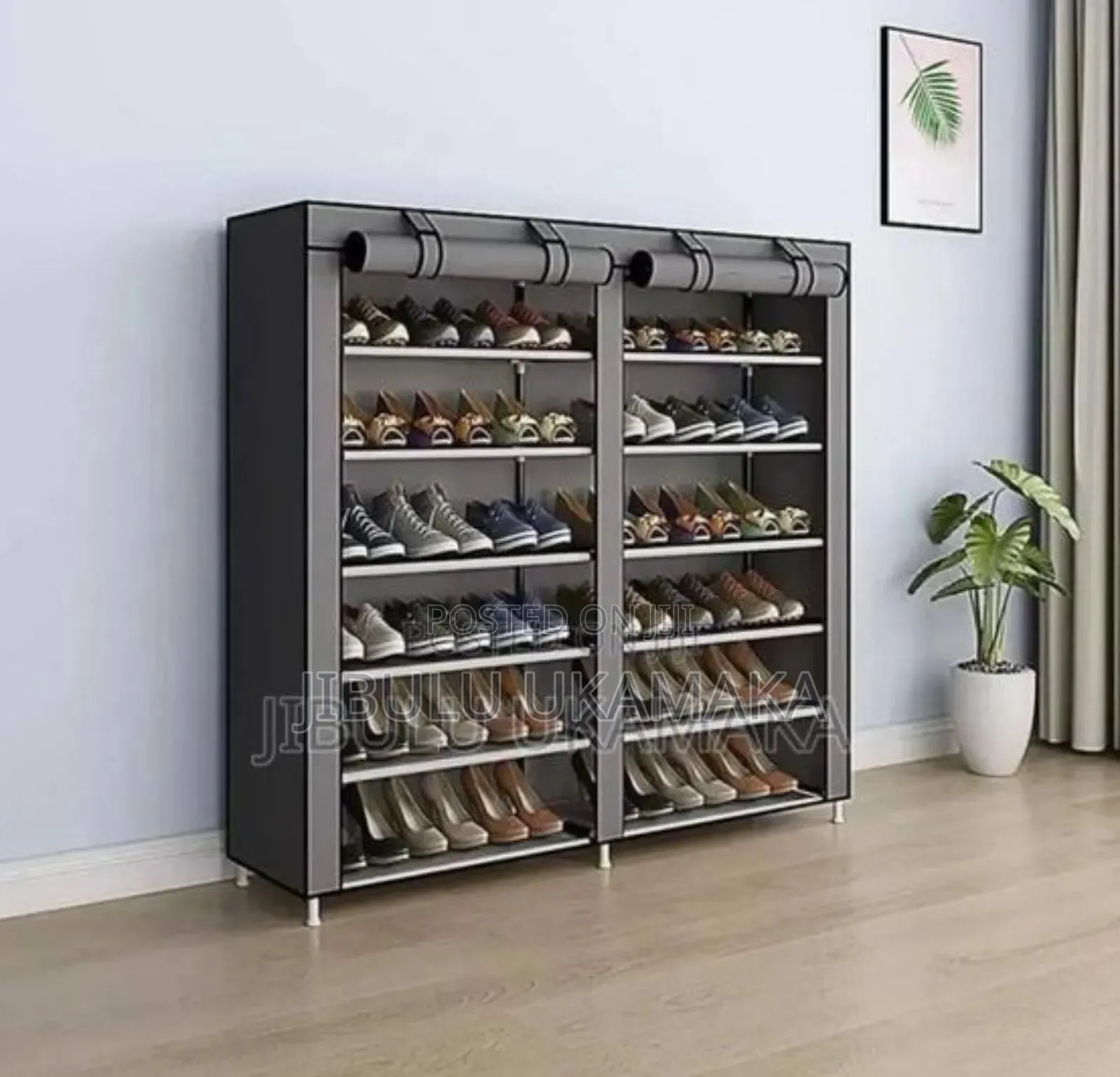 6 Layers Double Shoe Rack
