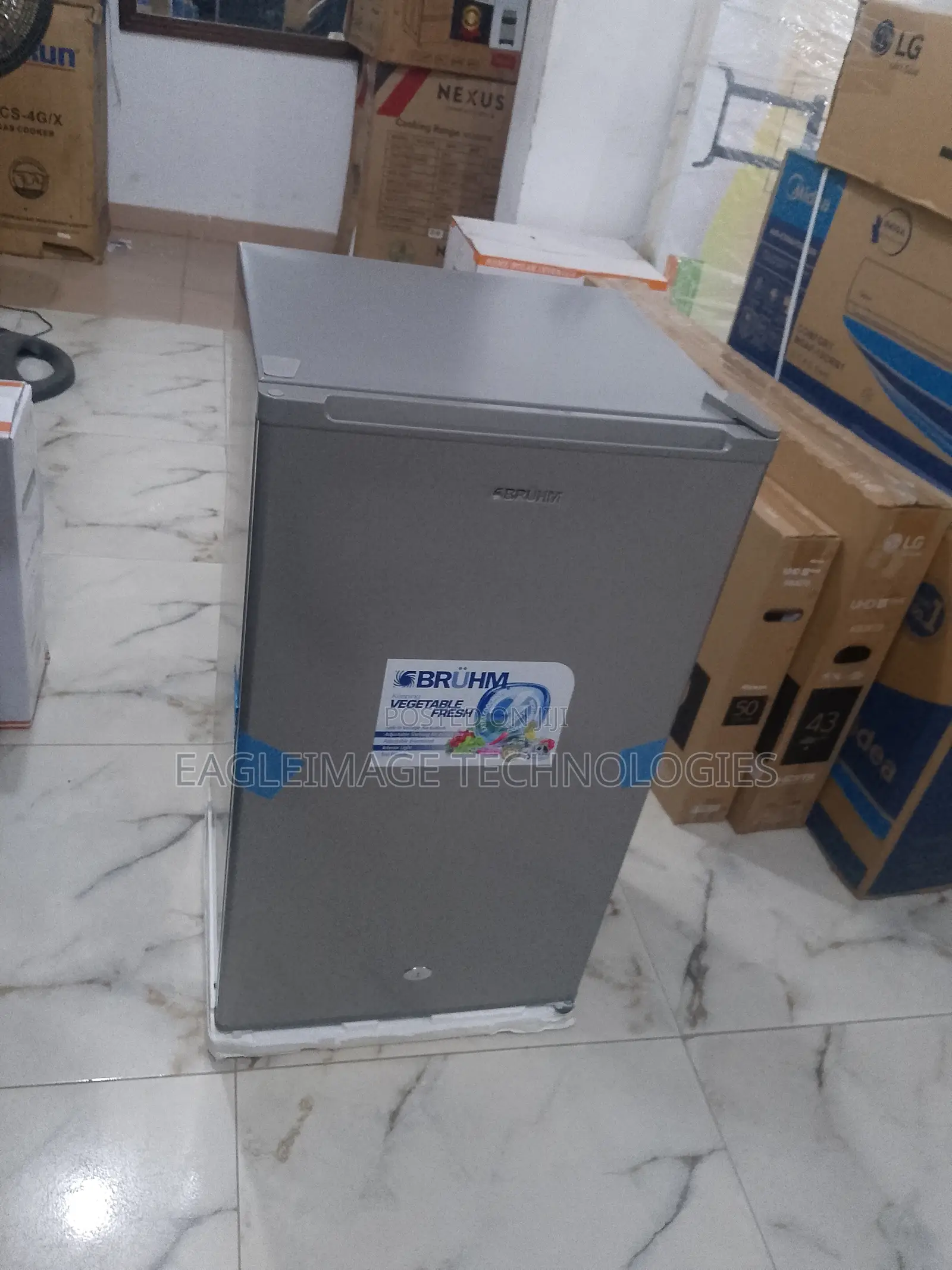 High-Power Bruhm 90L Refrigerator(Brs-93mmds)