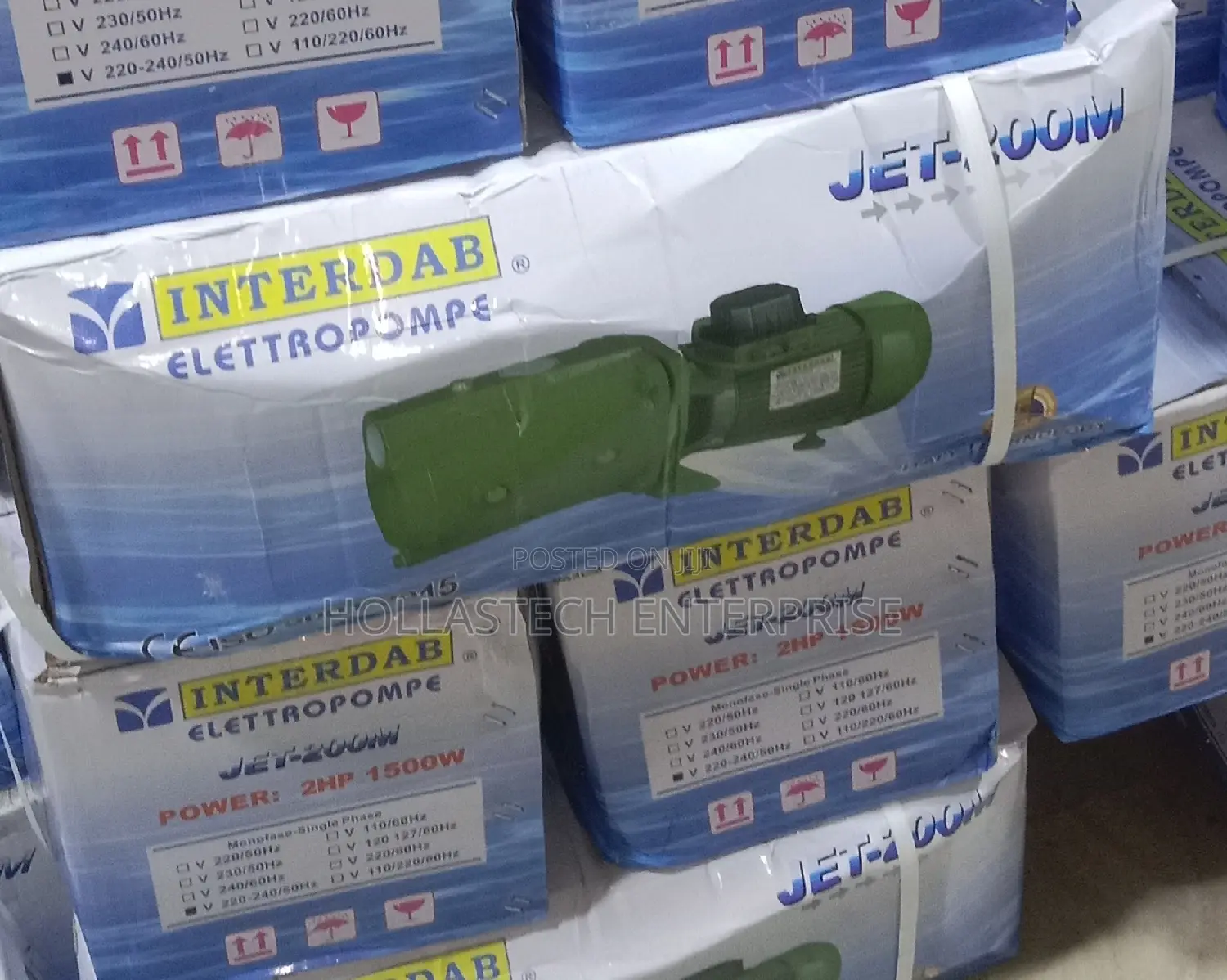 2hp Interdab Long Head Pump
