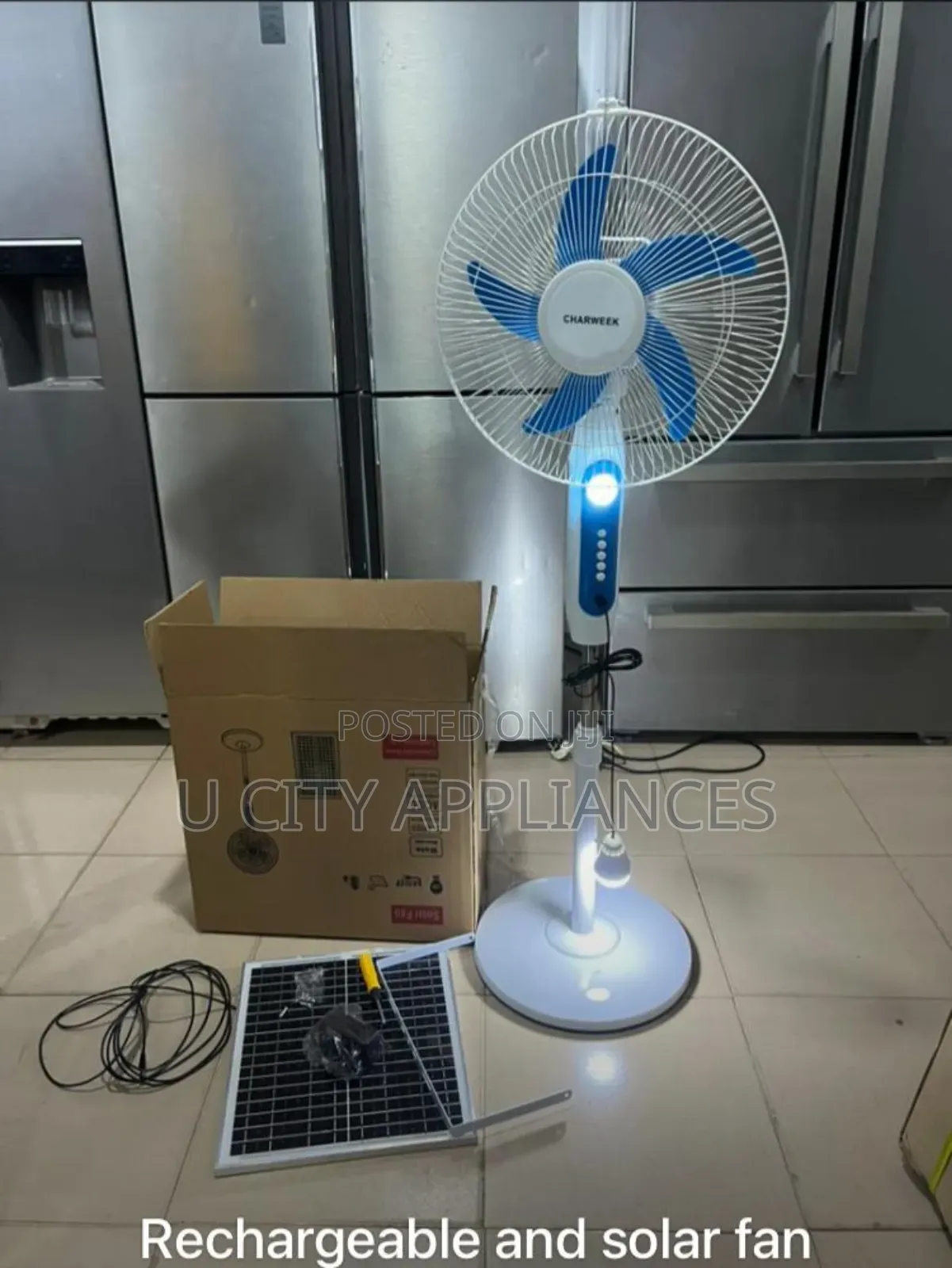 Solar N Rechargeable Fan