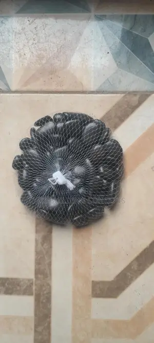 Black Color Pebbles