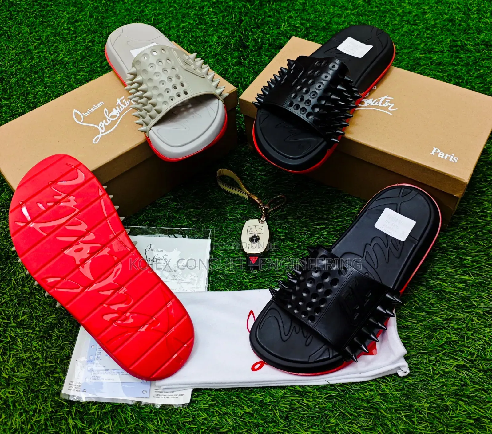 Original Christian Louboutin Slippers Available
