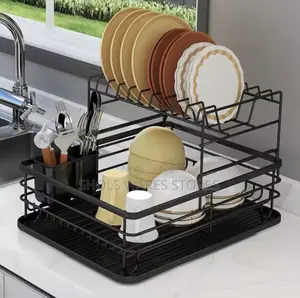 Dish Rack and Drainboard Set