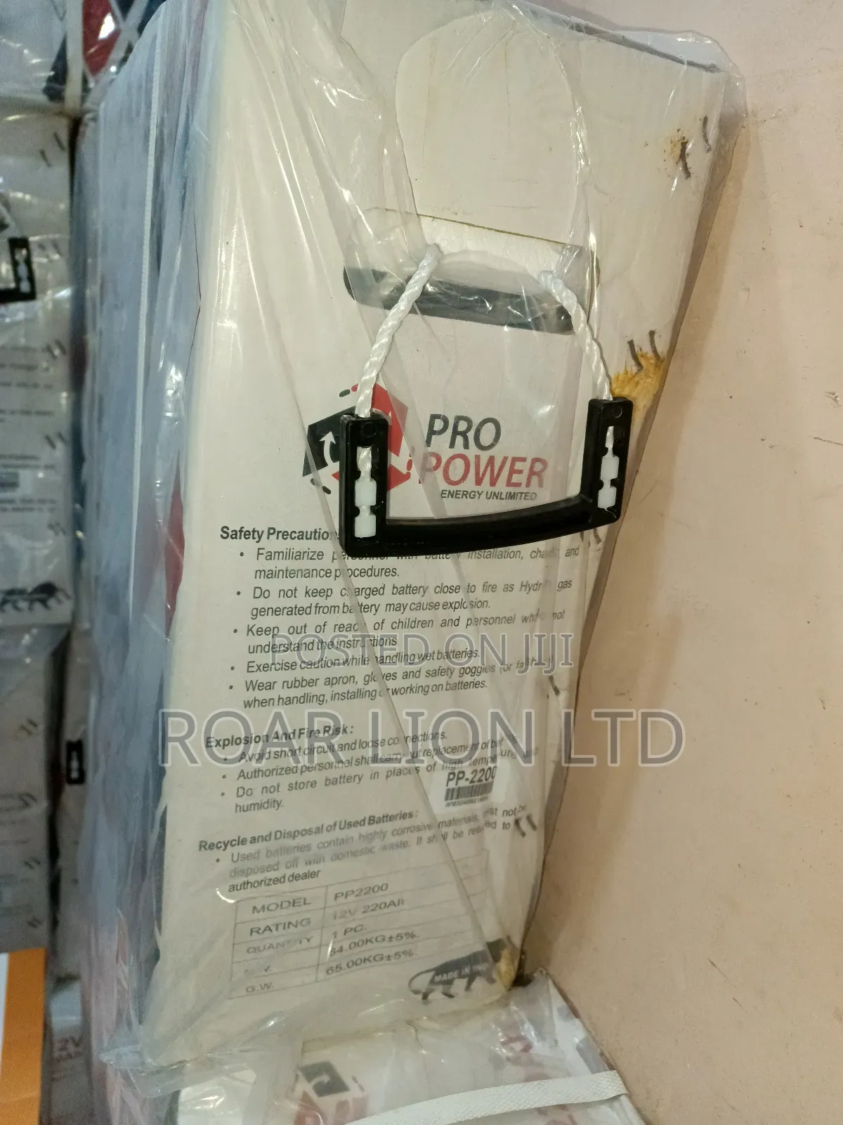 PRO Power 220ah Tubular Bettery