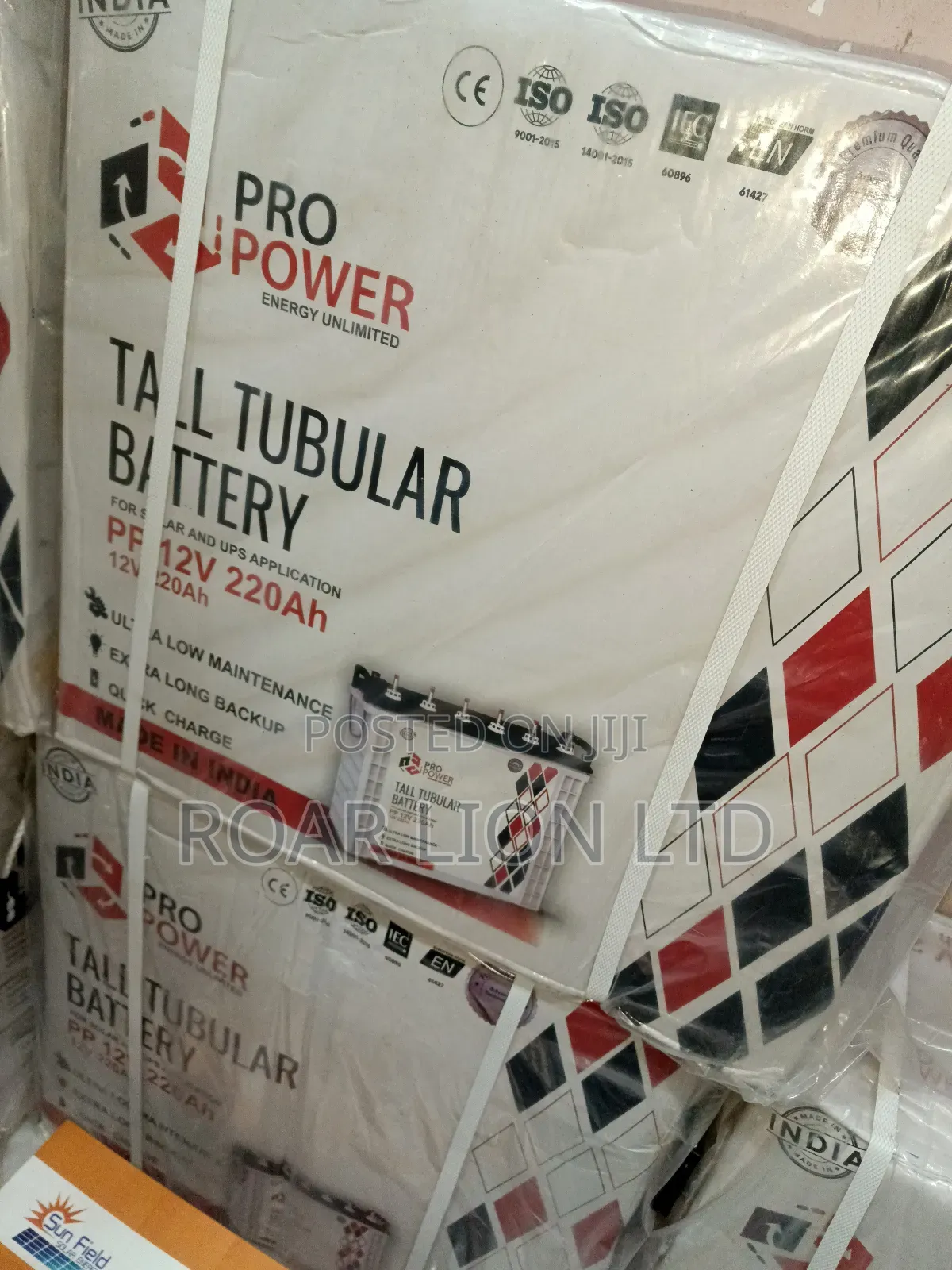 PRO Power 220ah Tubular Bettery