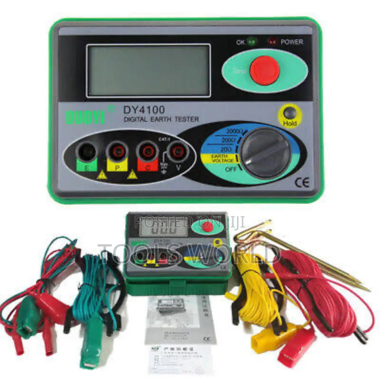 Digital Earth Resistance Tester