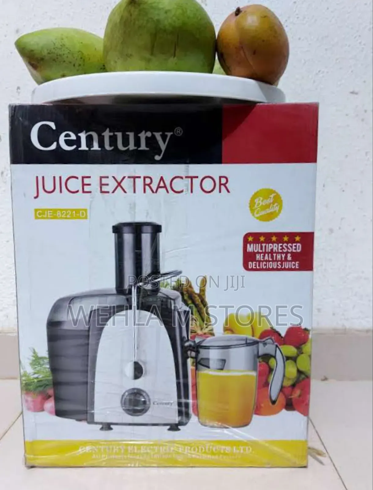 Century Juice Extractor- Cje 8221d