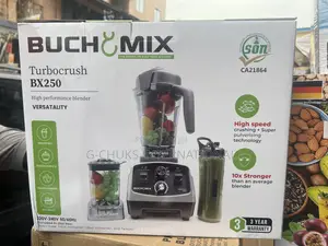 Buchymix Turbocrush Commercial Blender- 2L 2200W Bx250-Black