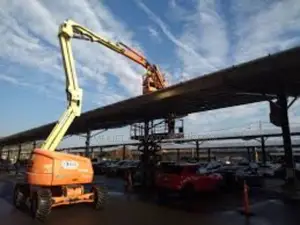 50ft Trailer Mounted Towable Boom Lift