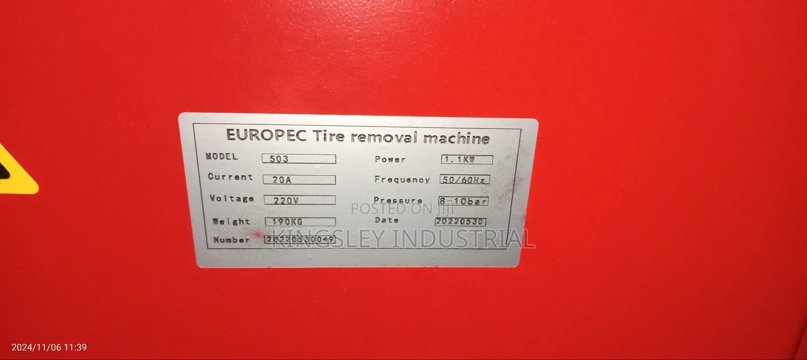 Tire Changer Machine