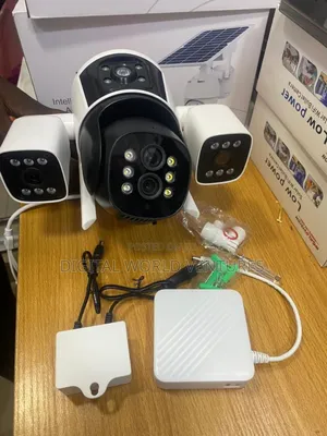 Triple Lense Wifi Camera PTZ With Power Bank