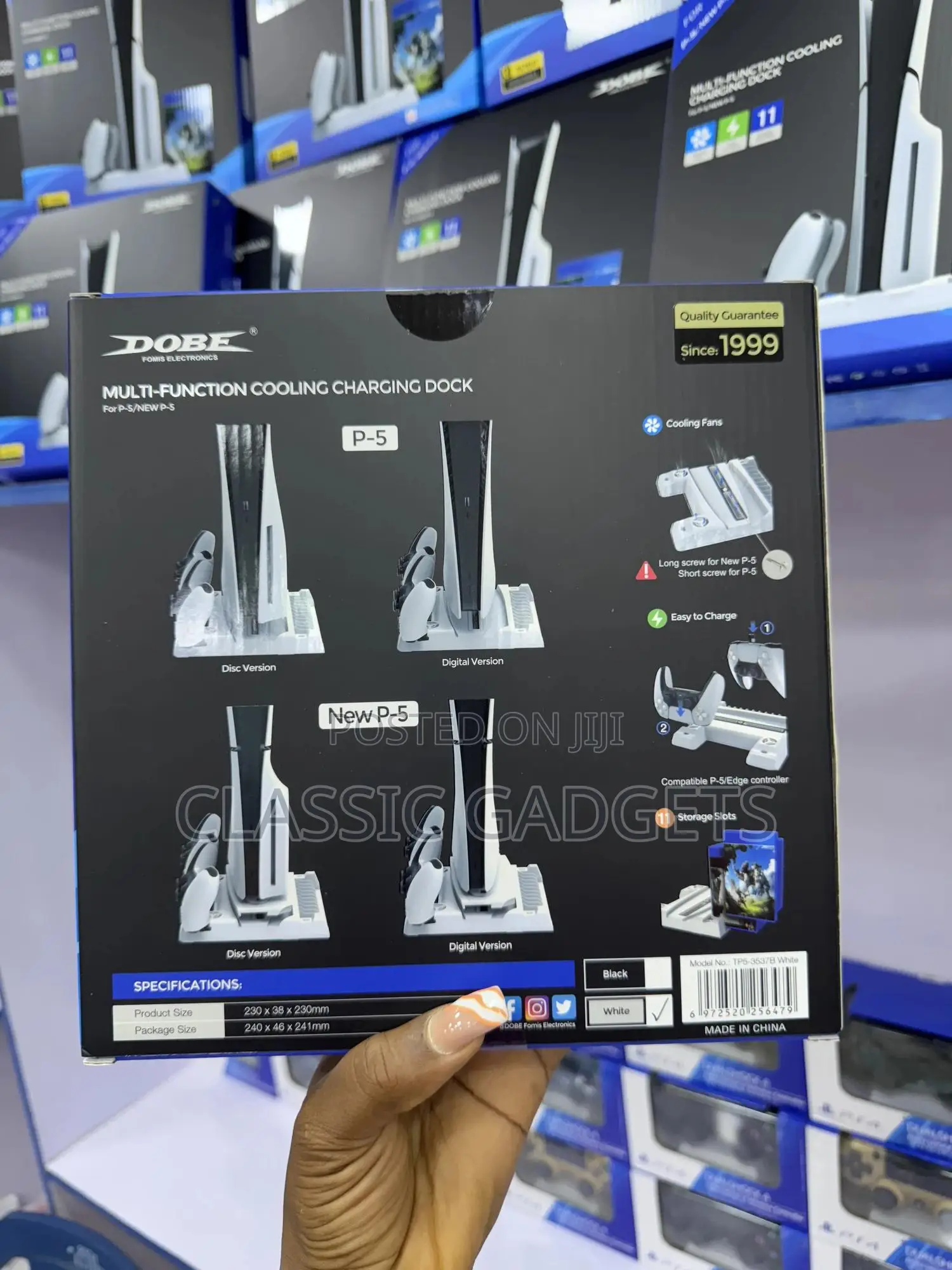 Dobe Multifunctional Charging Dock for Ps5/Ps5 Slim