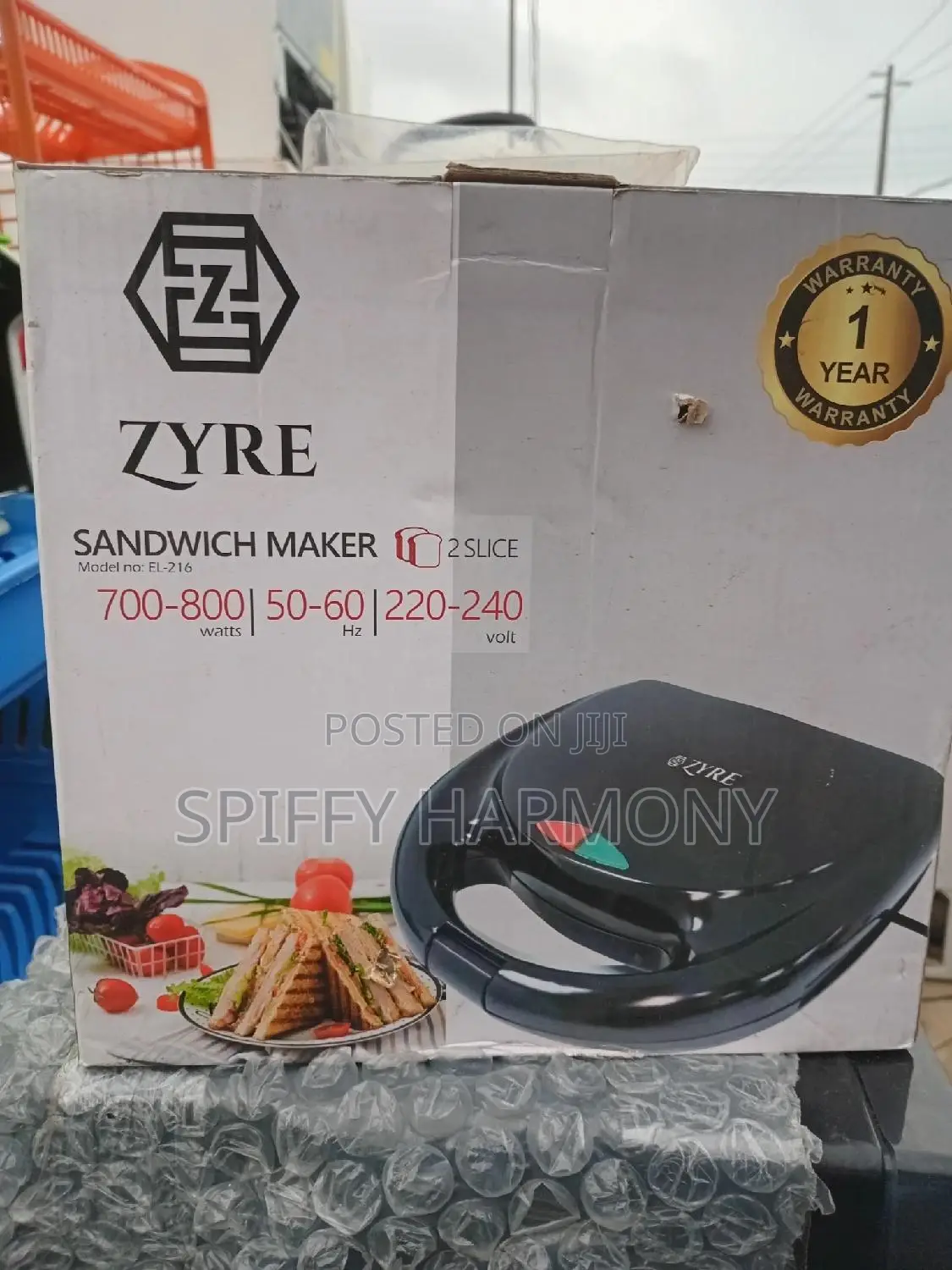 Zyre Sandwich Maker