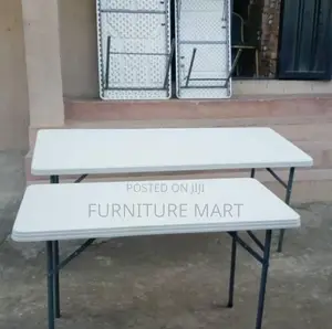 Plastic Table With Foldable Legs