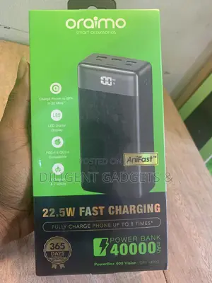 Oraimo 40kmah Powerbank