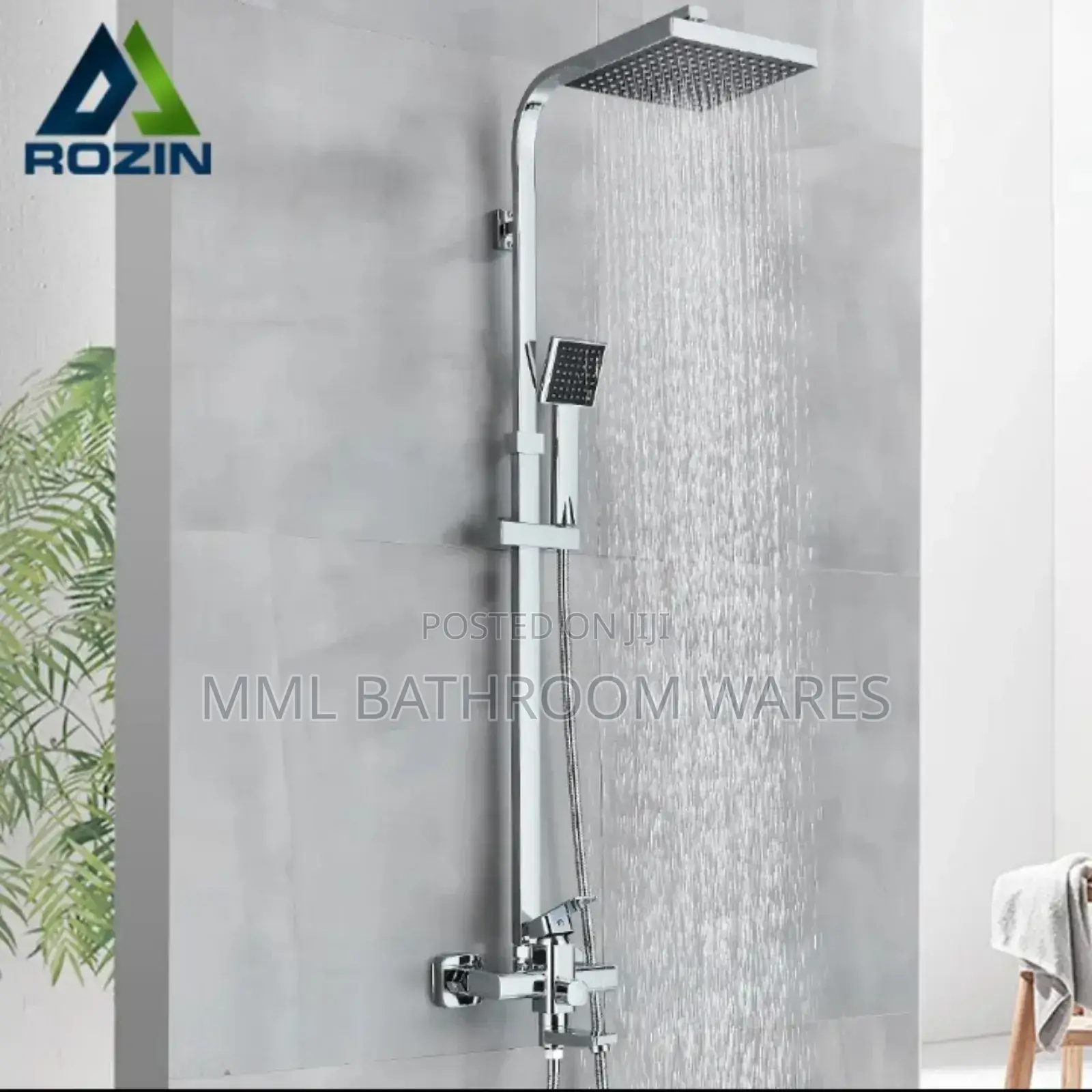 Chrome Polished Shower