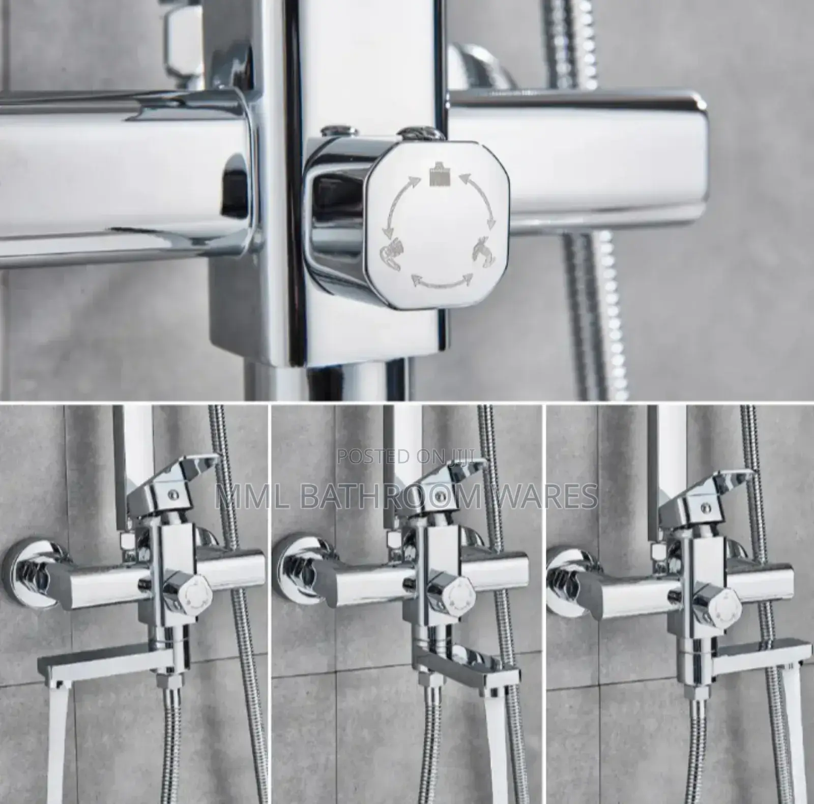 Chrome Polished Shower