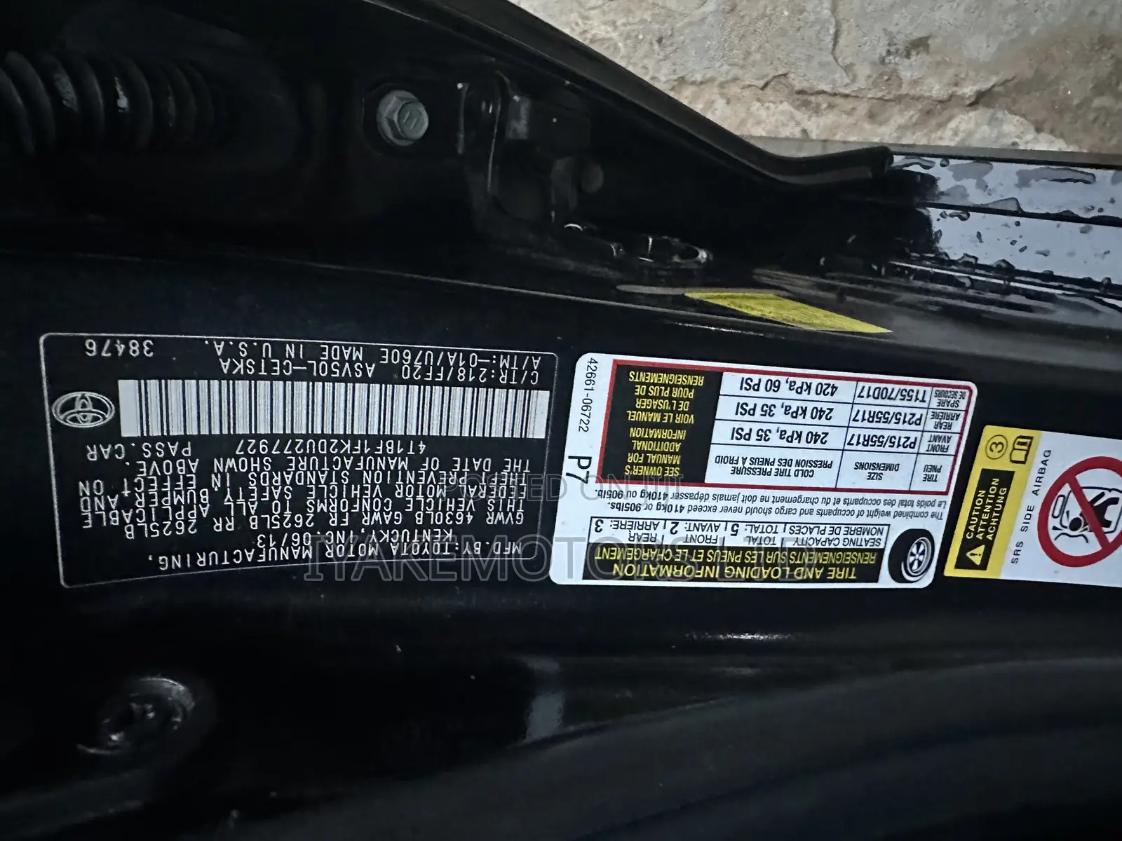 Toyota Camry 2013 Black