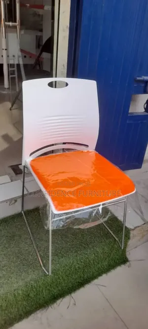 Original Rubber Visitors Chair With Iron Leg