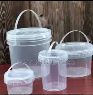 Transparent Buckets(4litres,3litres,2litres,1litre and 500ml