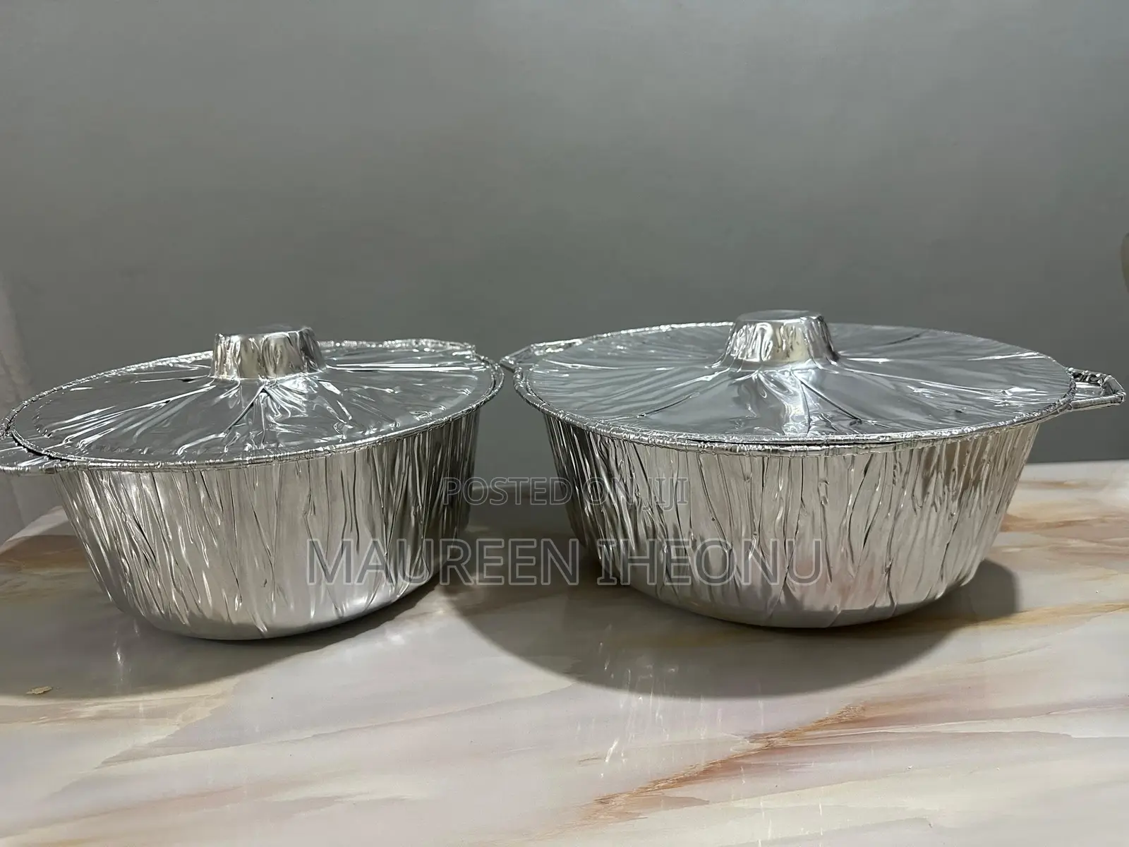 Foil Pot With a Lid (Medium)