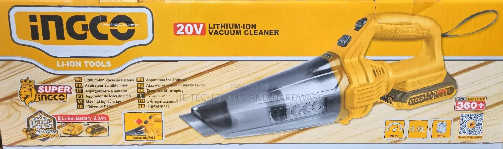 Cordless Vacuum Cleaner 20V