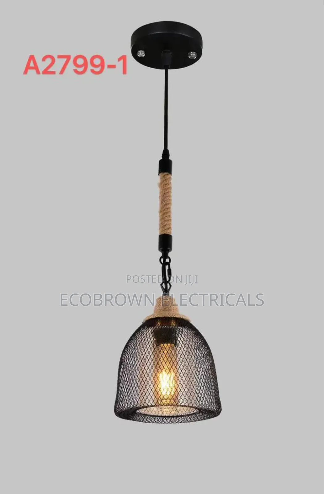 Single Beautiful Vintage Drop Light
