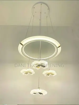 Modern Decorative Led Lightspendant Ring Chandelie Dimmable