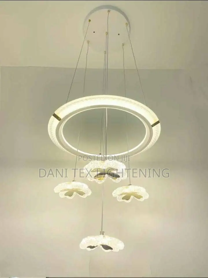Modern Decorative Led Lightspendant Ring Chandelie Dimmable