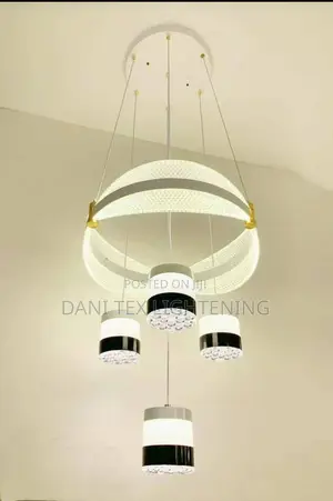 Modern Decorative Led Lightspendant Ring Chandelie Dimmable