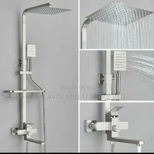 Antirust Shower Mixer With Shelf