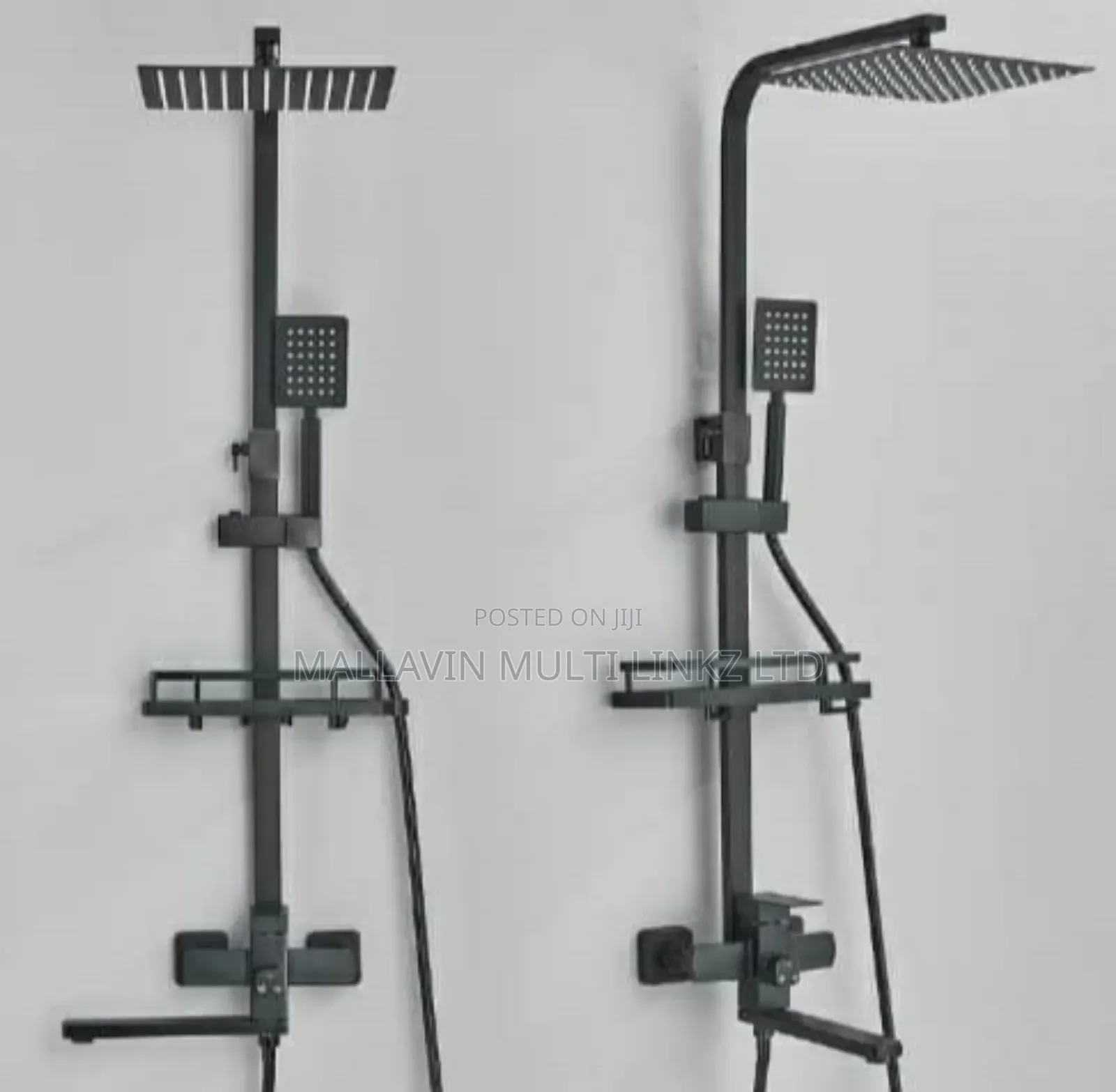 Black Bathroom Shower Systems