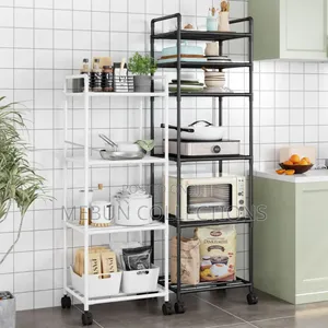 5 Layers Adjustable Kitchen/ Bathroom Storage Rack