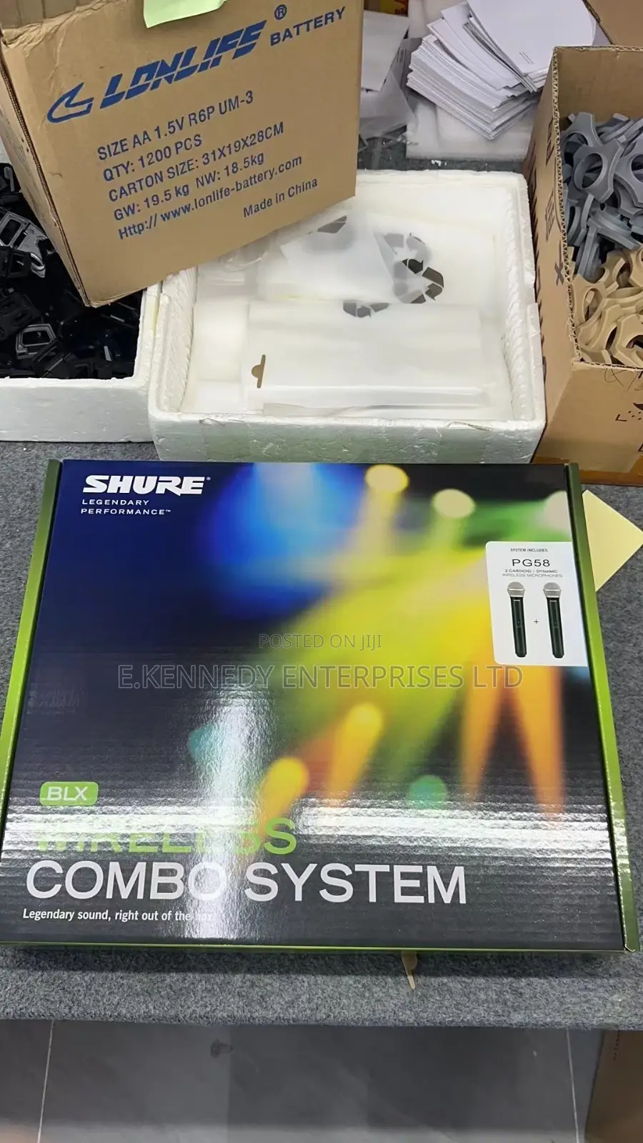 Shure Blx288/Pg58 Combo System Wireless Microphone