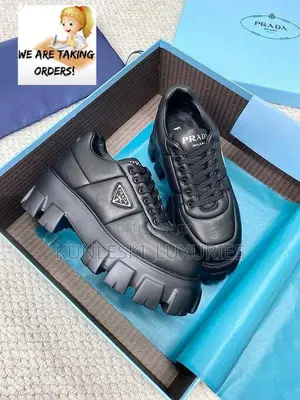 Photo - Original Prada Milano Chunky Sole Sneakers in Two Ways