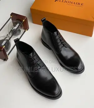 Original Billionaire Men Ankle Leather Boot in Two Colorways