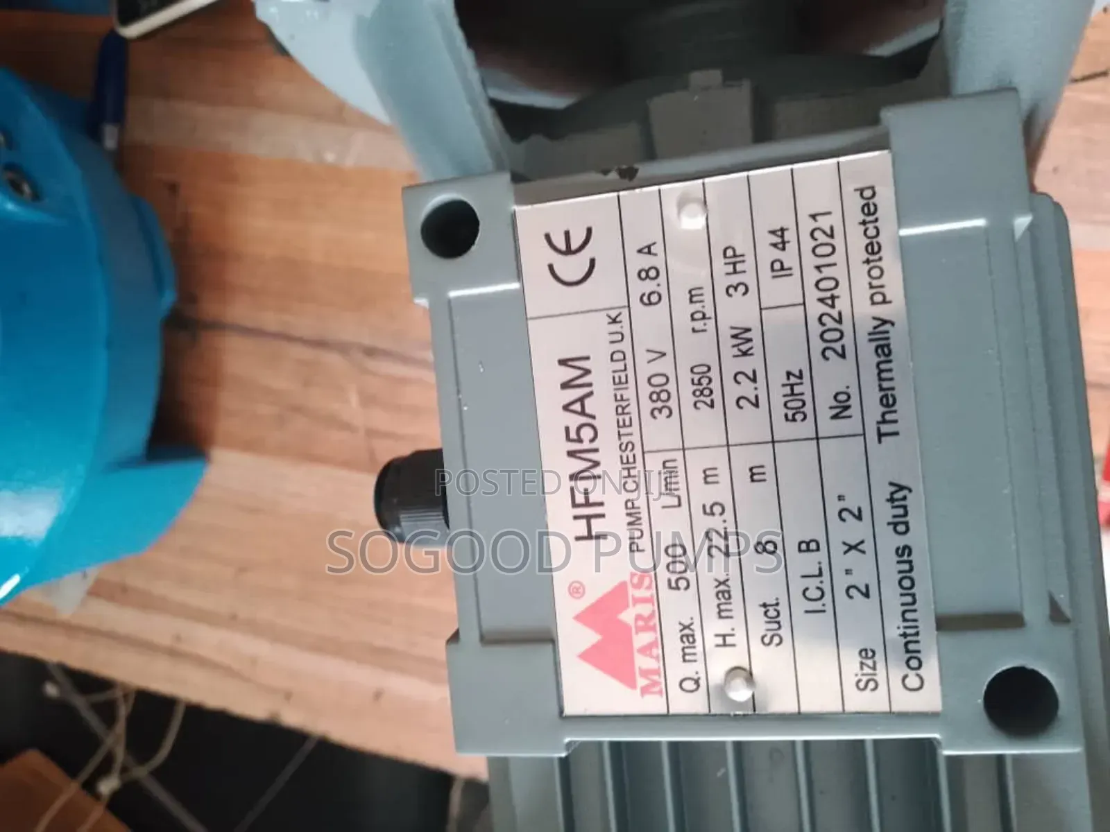 Maris Surface Pump Type 2.2kw/3hp