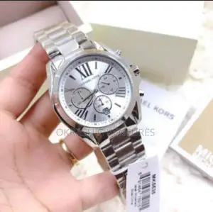 Micheal Kors (MK) Chronograph Silver Watch for Women's